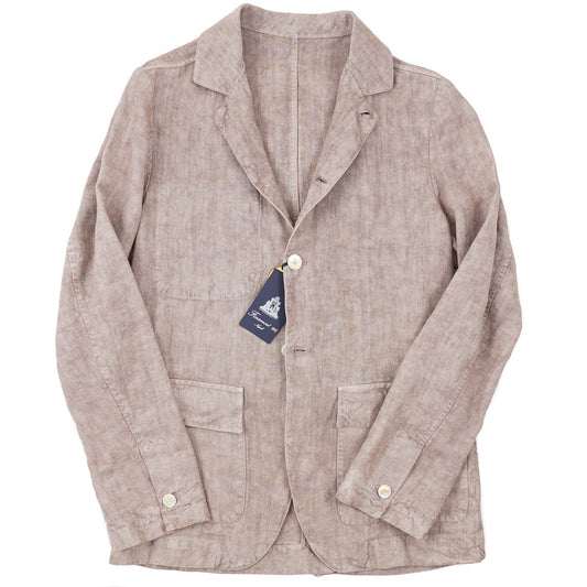 Finamore Unlined Linen Casual Jacket
