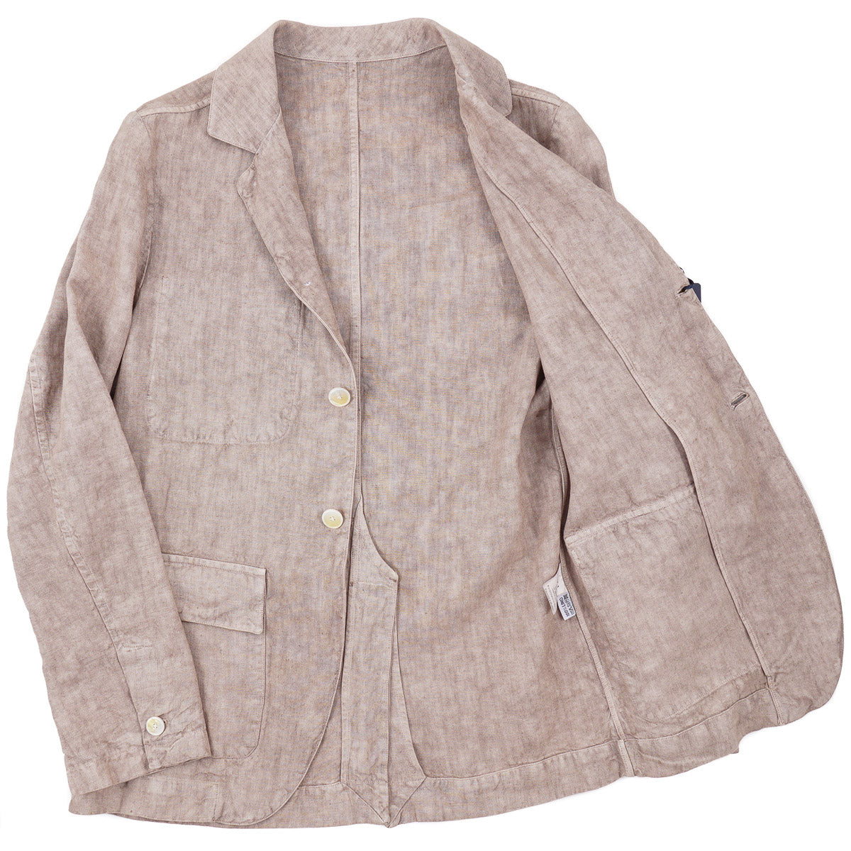 Finamore Unlined Linen Casual Jacket