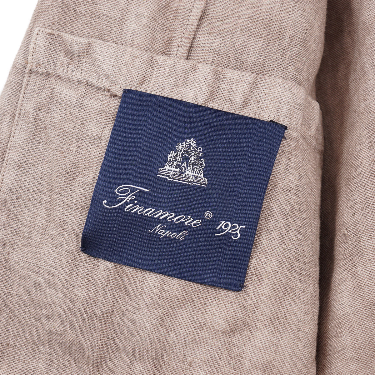 Finamore Unlined Linen Casual Jacket