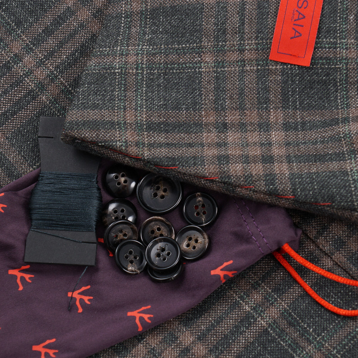Isaia Wool-Cashmere-Silk-Linen Sport Coat