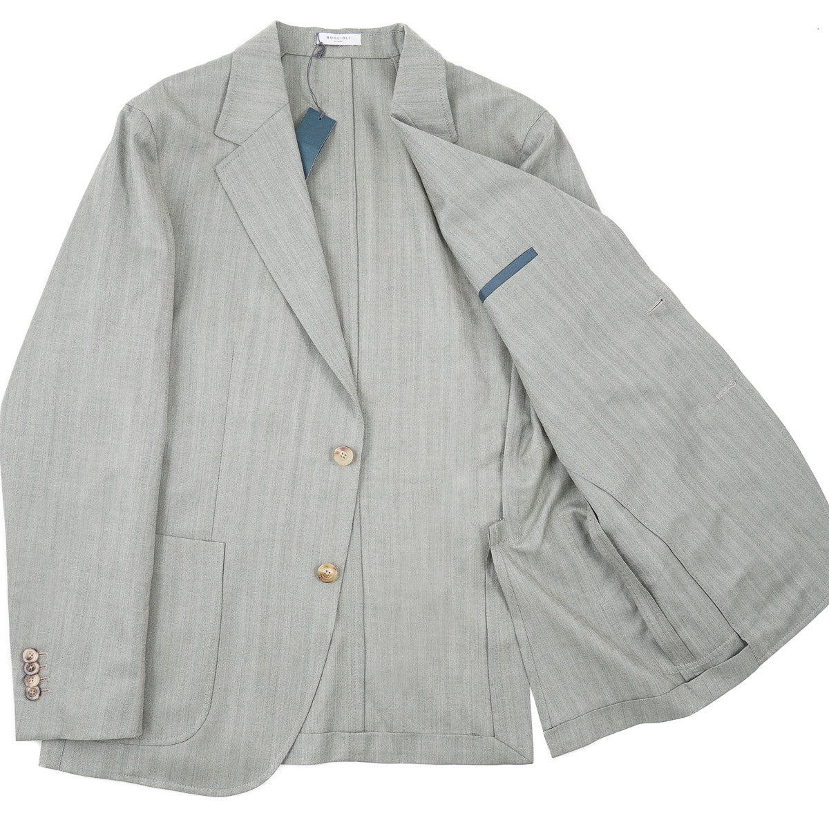 Boglioli Lightweight Wool-Silk Sport Coat