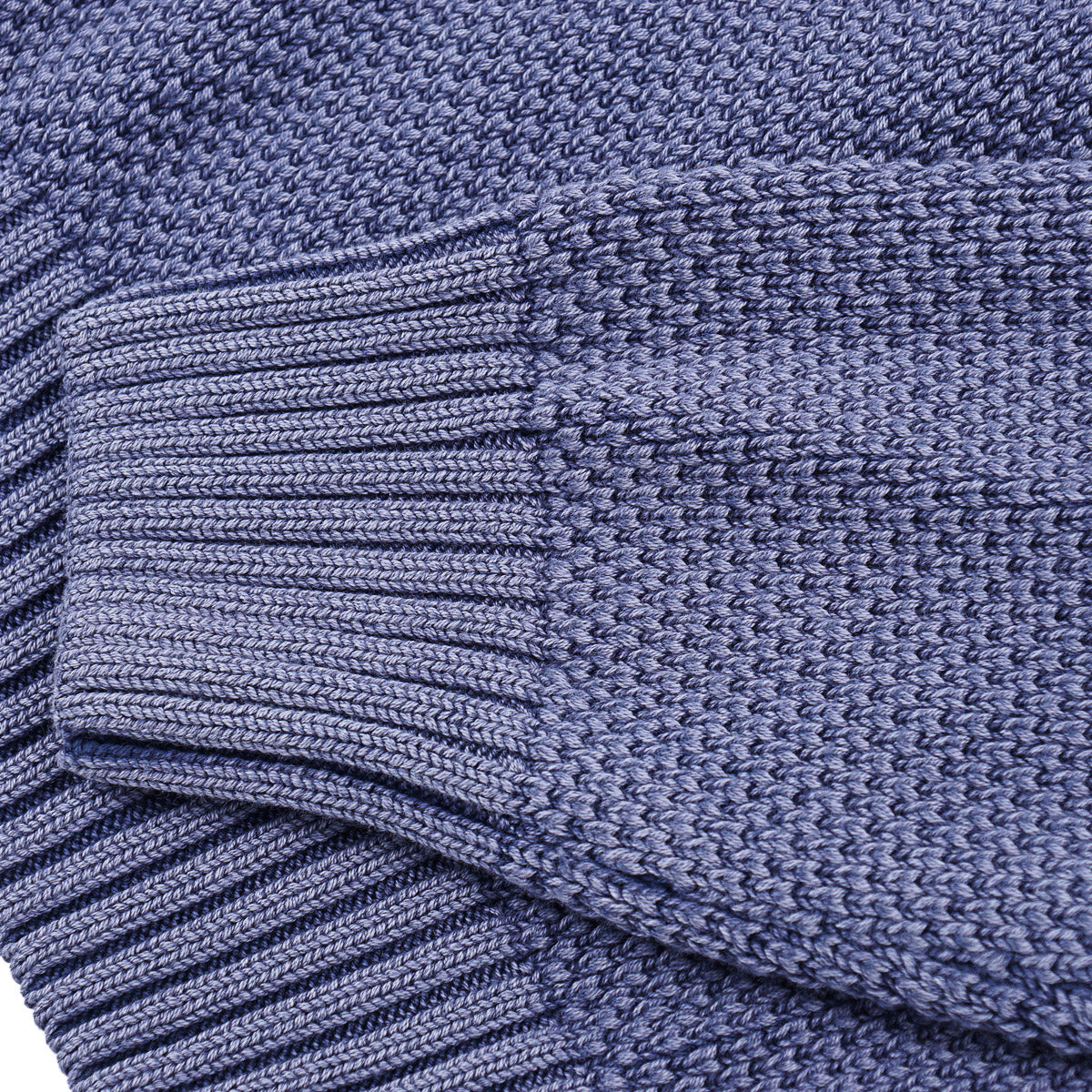 Maurizio Baldassari Piquet Knit Cotton Sweater
