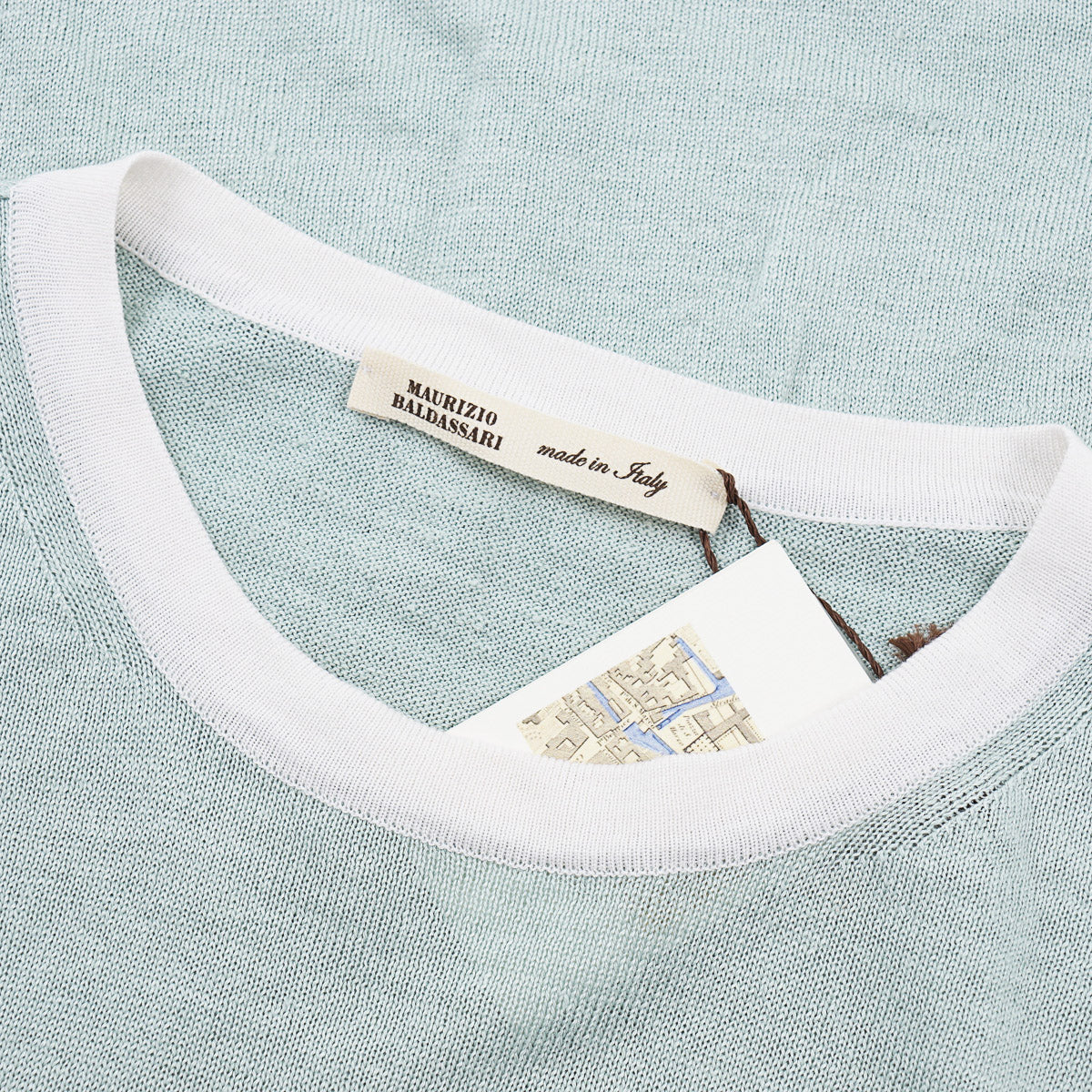 Maurizio Baldassari Knit Linen-Silk-Cotton T-Shirt - Top Shelf Apparel