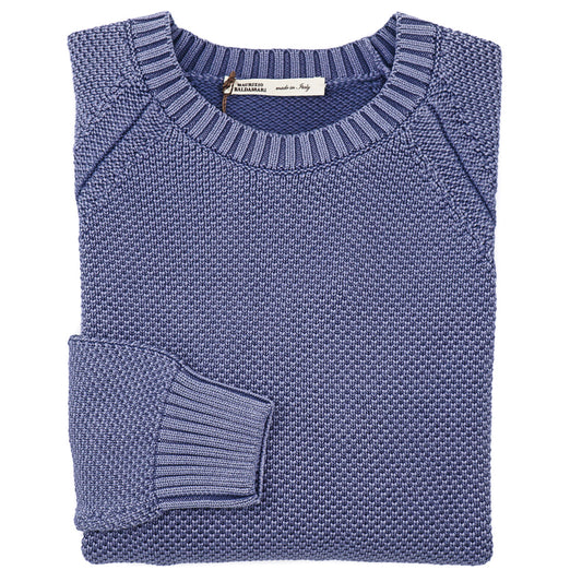Maurizio Baldassari Piquet Knit Cotton Sweater