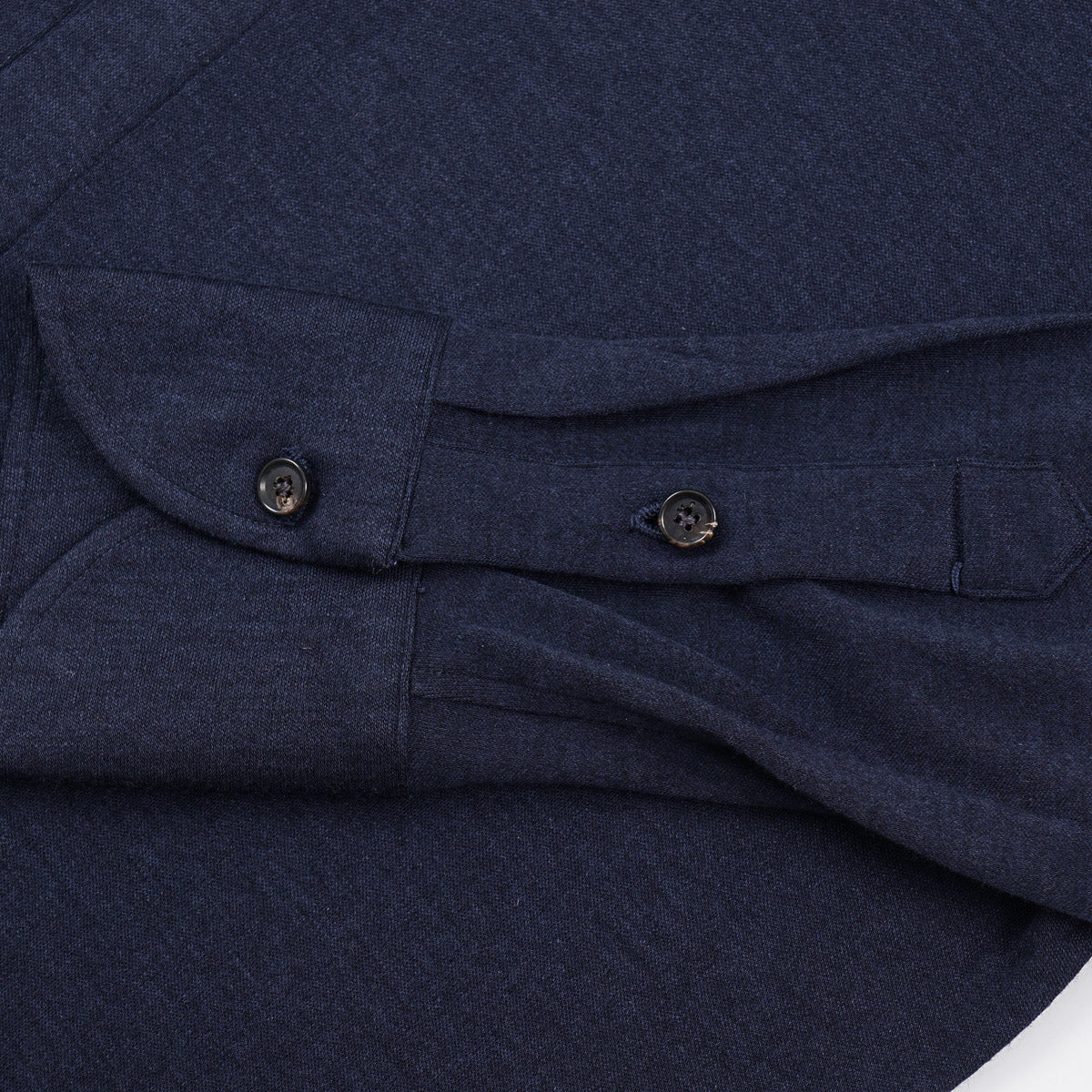 Isaia Soft Jersey Cashmere-Silk Shirt
