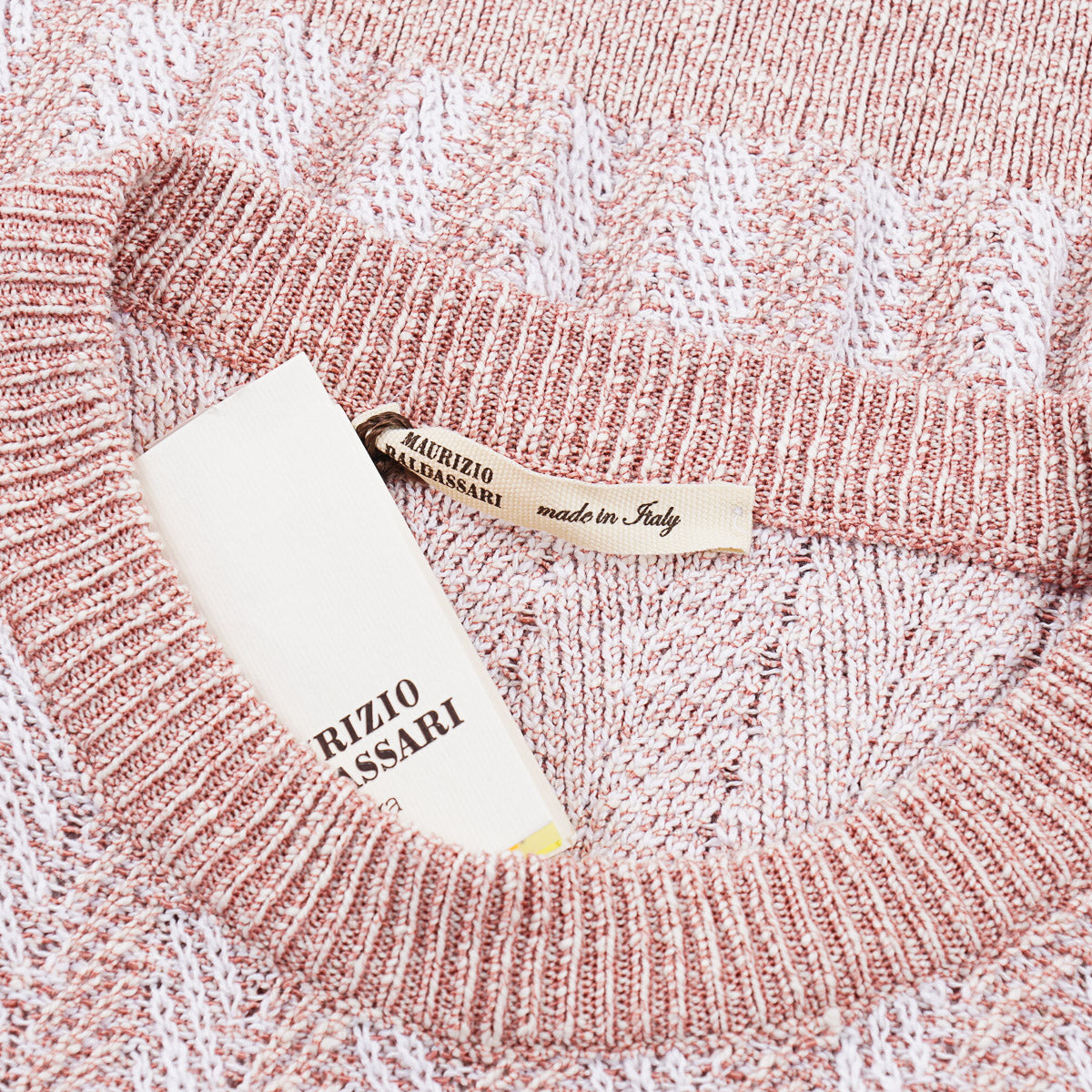 Maurizio Baldassari Knit Mouline Cotton Sweater