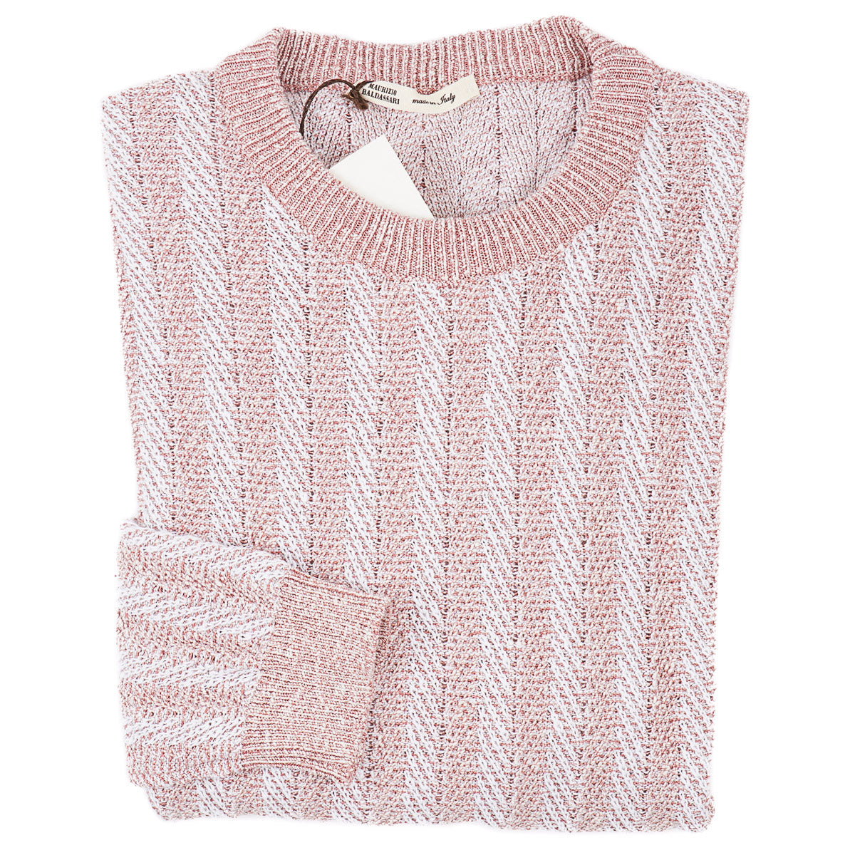Maurizio Baldassari Knit Mouline Cotton Sweater