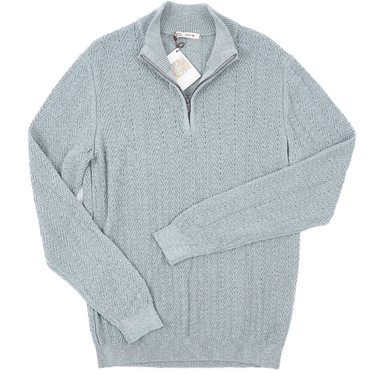 Maurizio Baldassari Knit Mouline Cotton Sweater