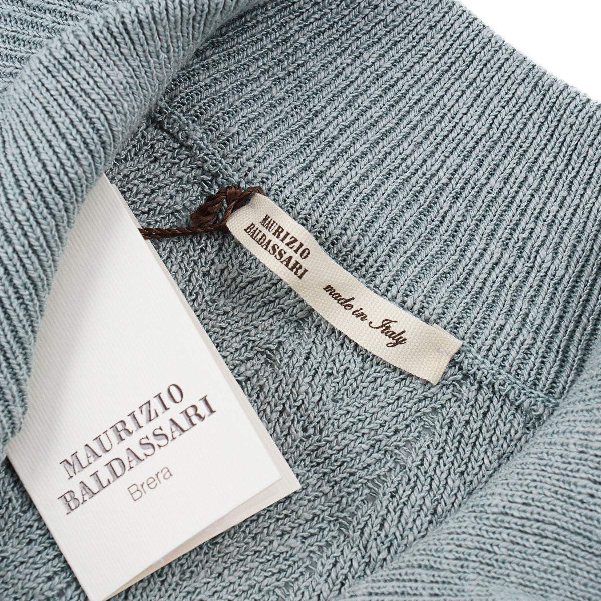 Maurizio Baldassari Knit Mouline Cotton Sweater