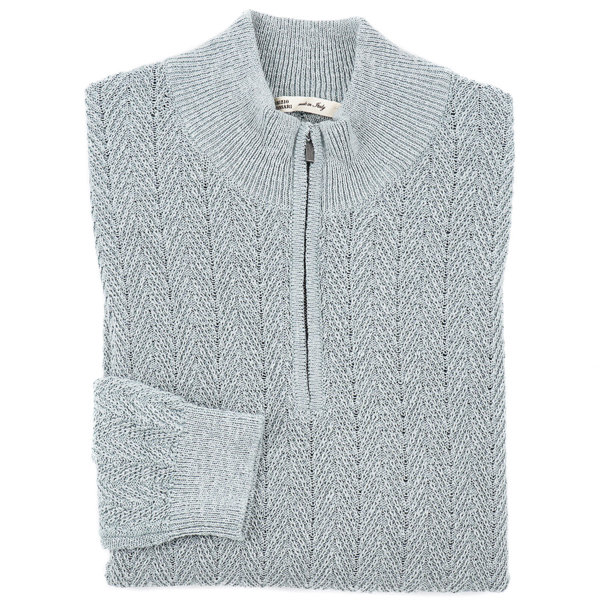 Maurizio Baldassari Knit Mouline Cotton Sweater