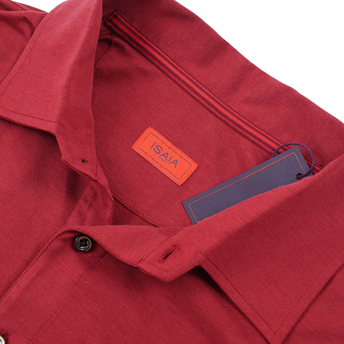 Isaia Lightweight Silk-Cotton Polo