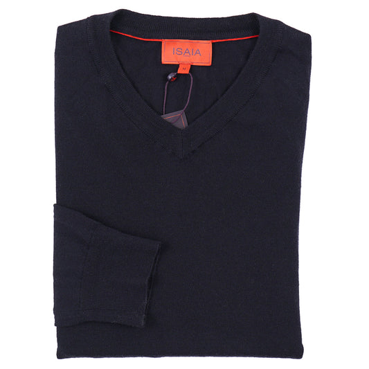 Isaia Lightweight Superfine Cashmere Sweater