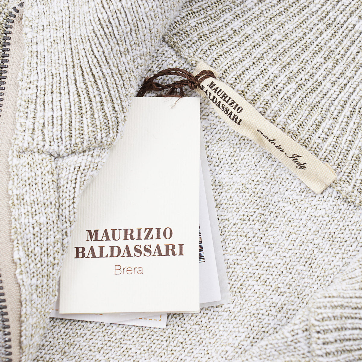 Maurizio Baldassari Knit Mouline Cotton Sweater