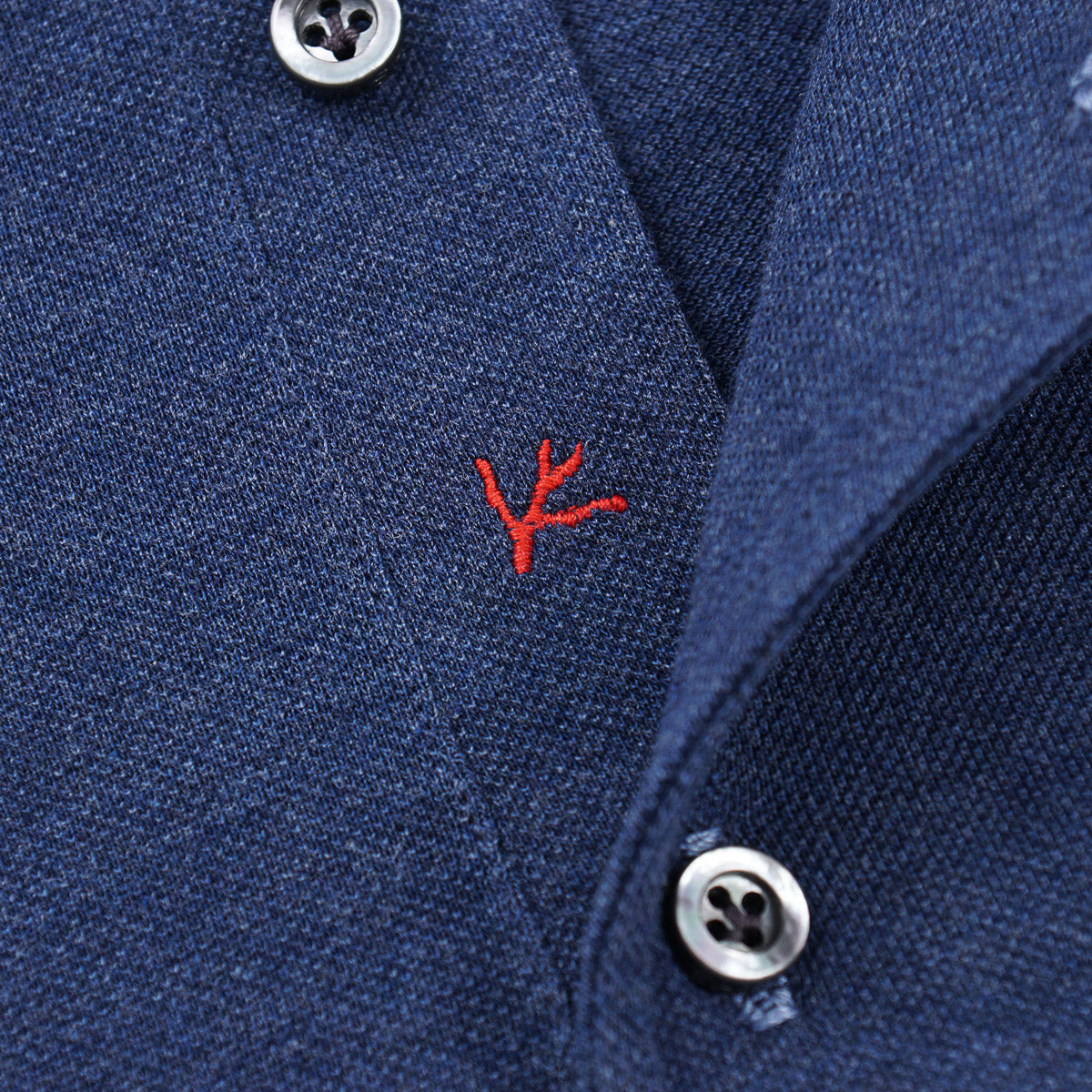 Isaia Pique Knit Cotton Polo