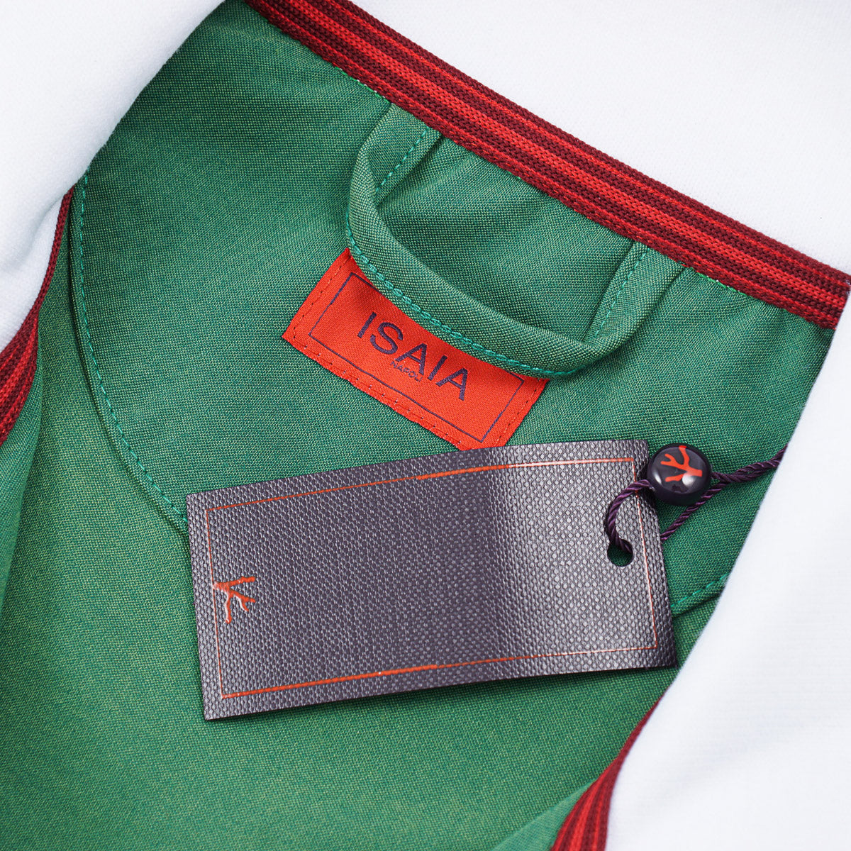 Isaia Jersey Cotton Track Jacket Sweatshirt