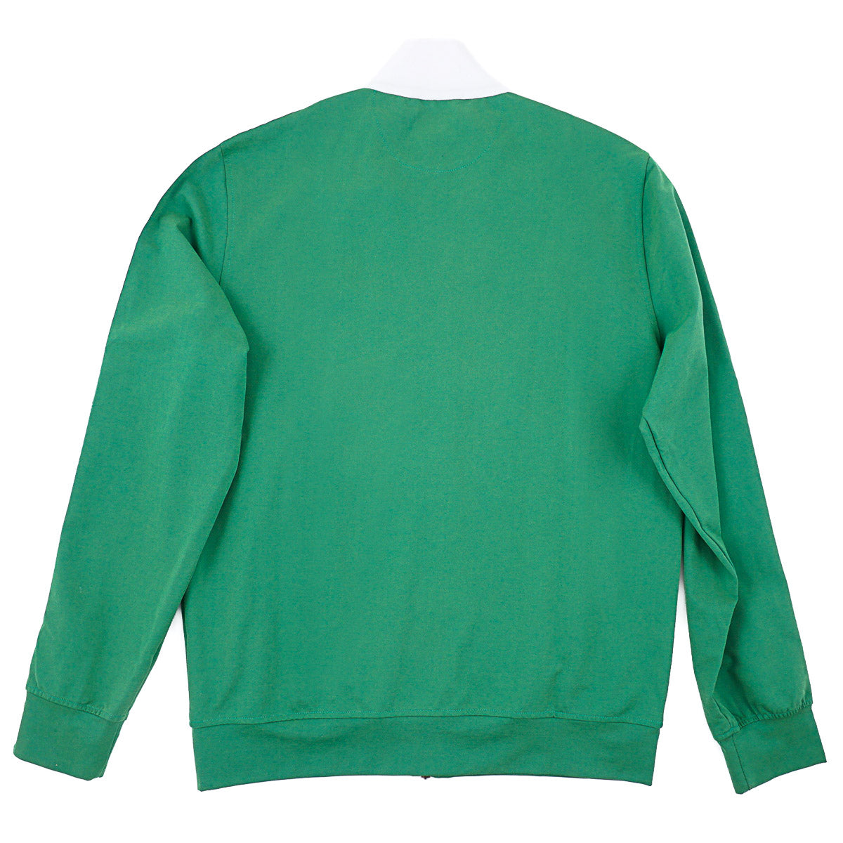 Isaia Jersey Cotton Track Jacket Sweatshirt