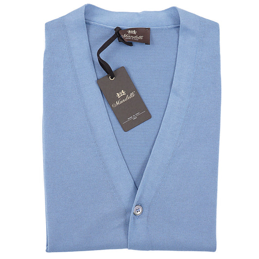 Mandelli Cotton Cardigan Sweater Vest