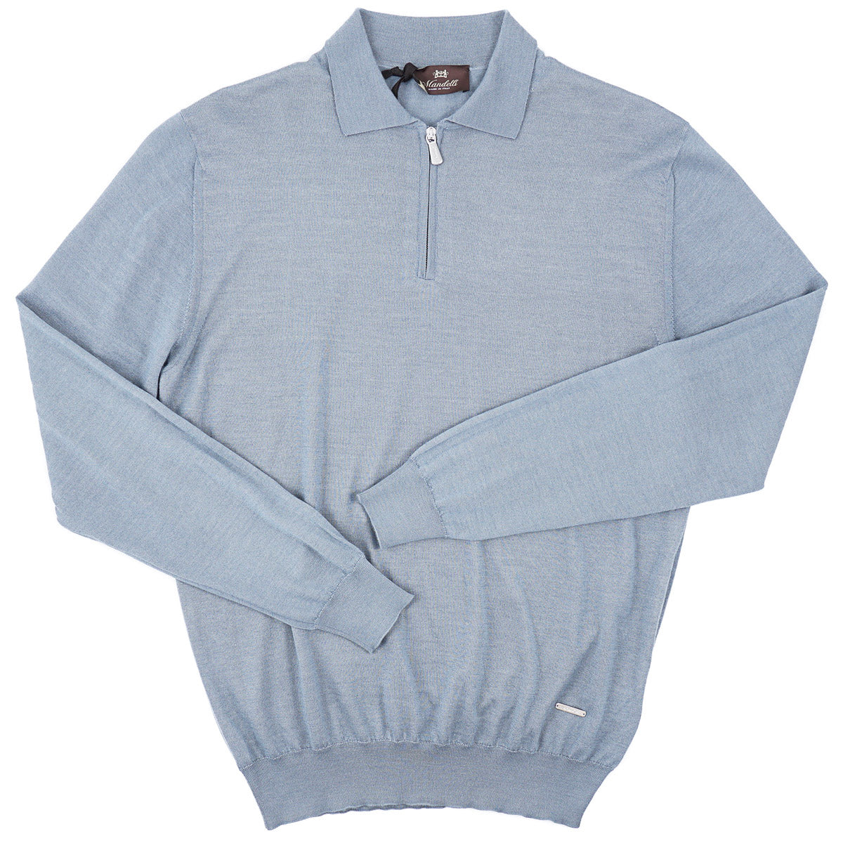 Mandelli Lightweight Cashmere-Silk Sweater