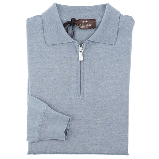 Mandelli Lightweight Cashmere-Silk Sweater