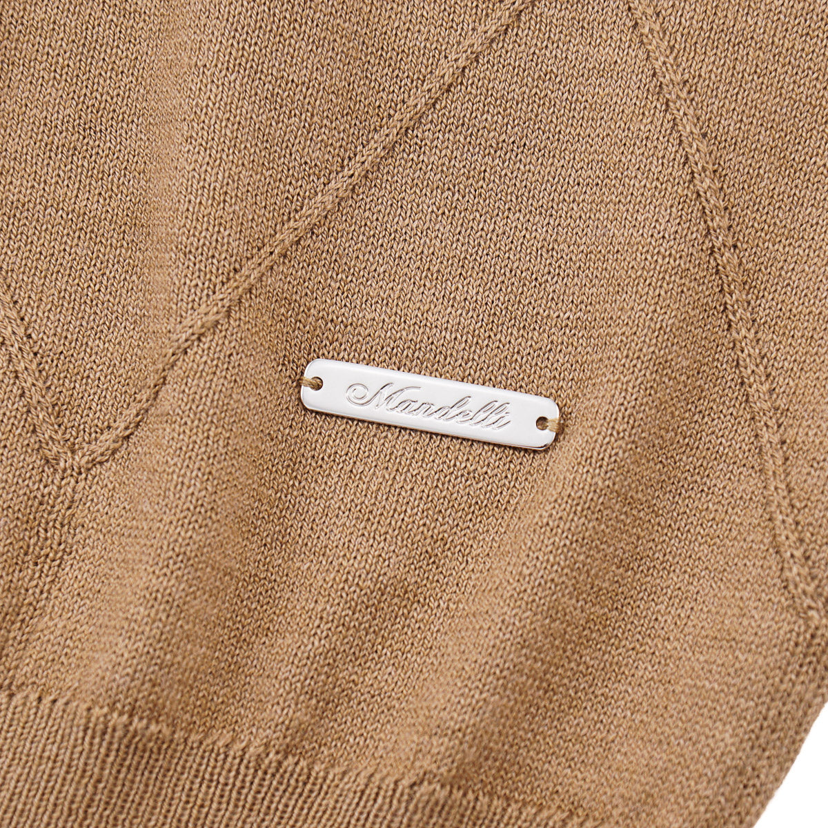 Mandelli Silk-Cotton Short Sleeve Sweater