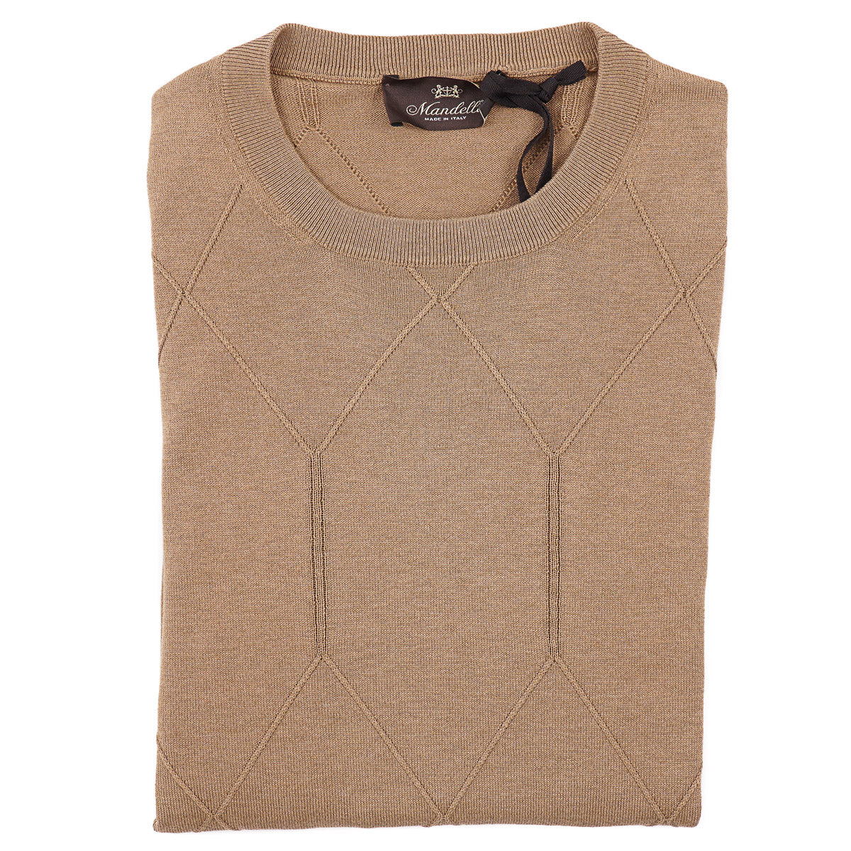Mandelli Silk-Cotton Short Sleeve Sweater