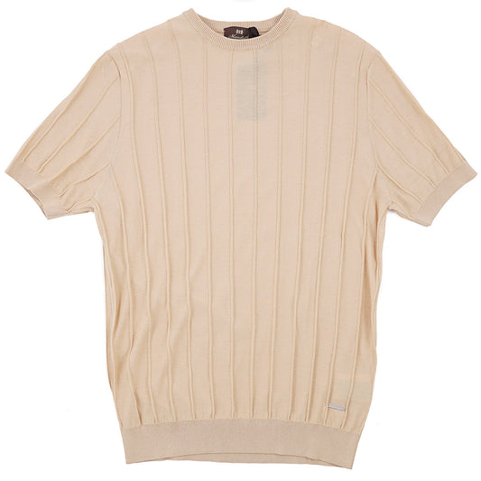 Mandelli Cotton-Silk Short Sleeve Sweater