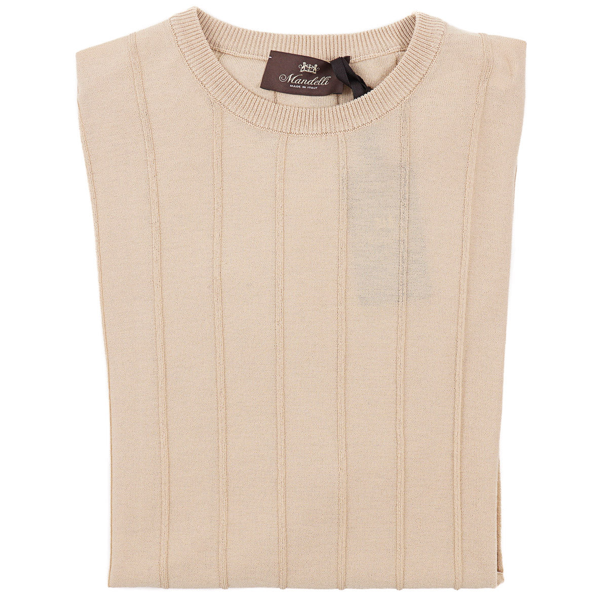 Mandelli Cotton-Silk Short Sleeve Sweater