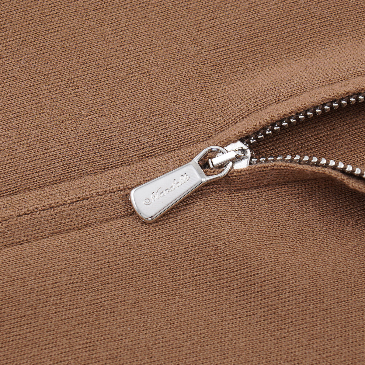 Mandelli Full-Zip Wool Sweater-Jacket
