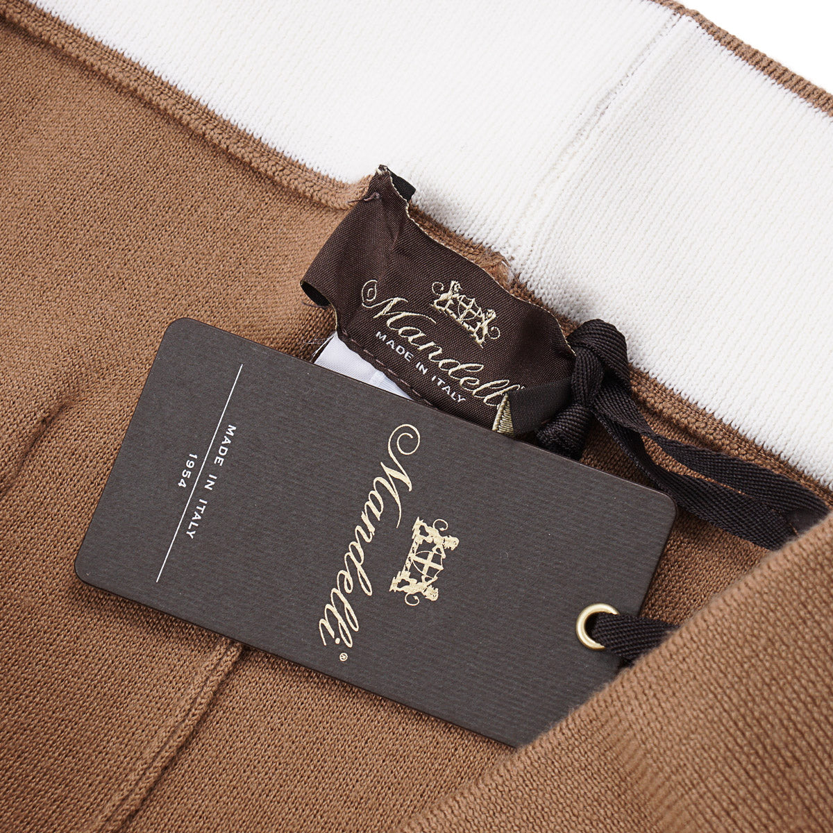 Mandelli Knit Wool Jogger Pants