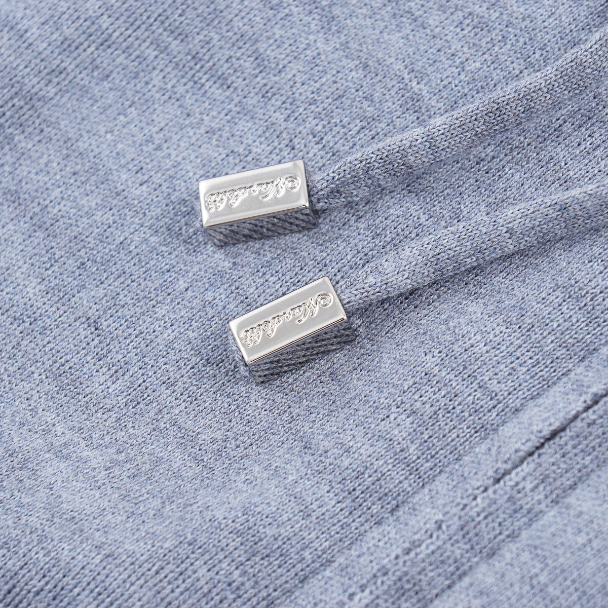 Mandelli Full-Zip Wool Hooded Sweater