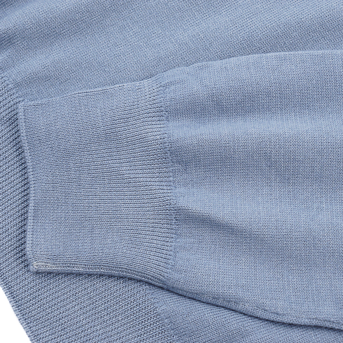 Maurizio Baldassari Wool Zip Polo Sweater