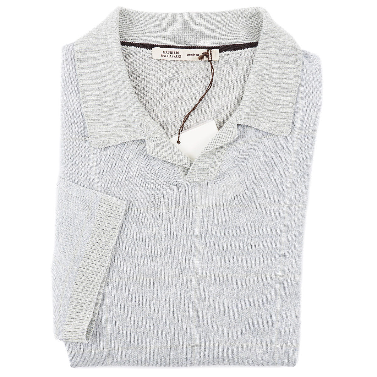 Maurizio Baldassari Knit Linen-Cotton Polo