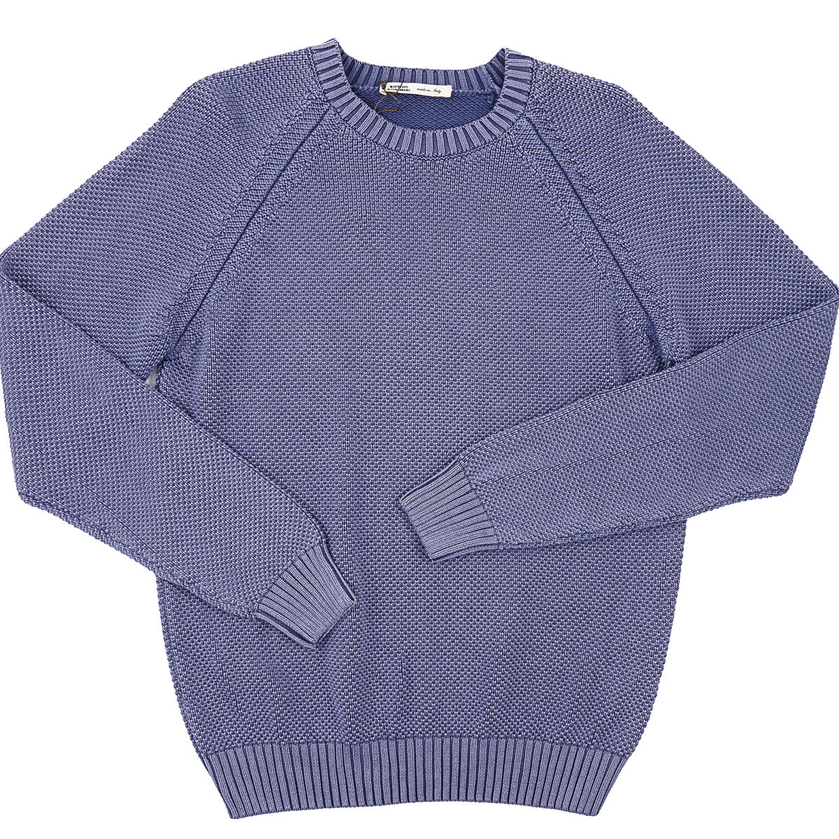 Maurizio Baldassari Piquet Knit Cotton Sweater