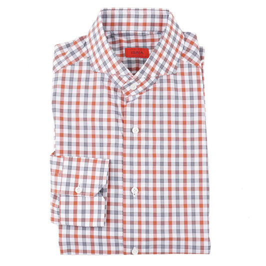 Isaia Tailored-Fit 'Mix' Cotton Shirt - Top Shelf Apparel