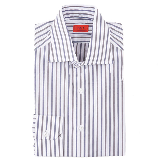 Isaia Tailored-Fit 'Mix' Cotton Shirt - Top Shelf Apparel