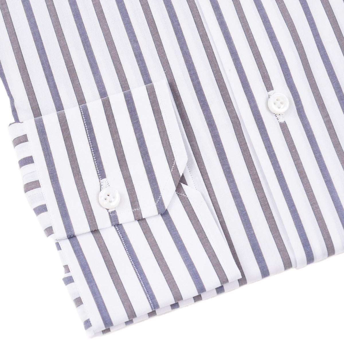 Isaia Tailored-Fit 'Mix' Cotton Shirt - Top Shelf Apparel