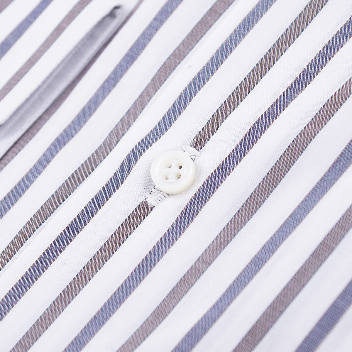 Isaia Tailored-Fit 'Mix' Cotton Shirt - Top Shelf Apparel