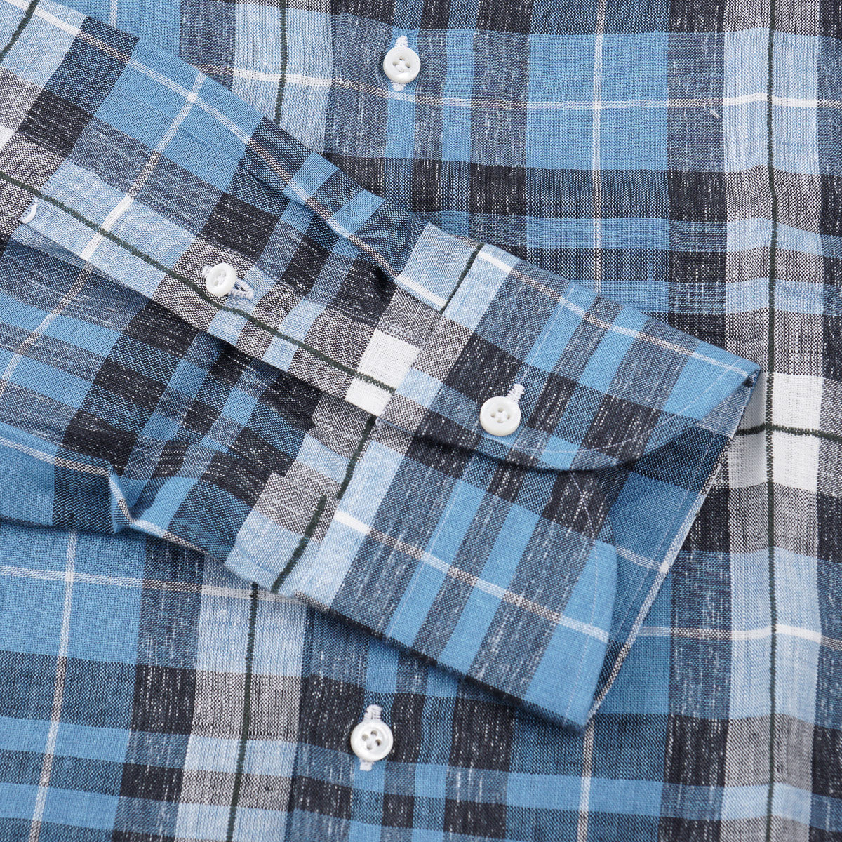 Isaia 'Mix' Extrafine Linen Shirt - Top Shelf Apparel