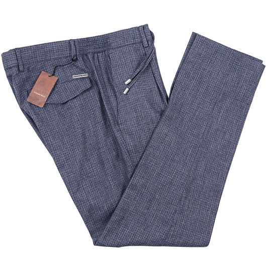 Stefano Ricci Wool-Cashmere-Cotton Drawstring Pants