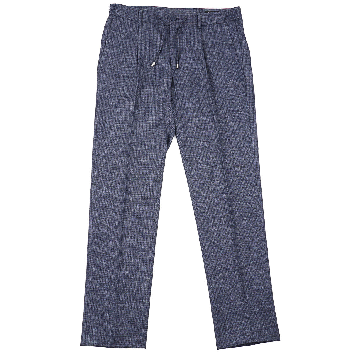 Stefano Ricci Wool-Cashmere-Cotton Drawstring Pants