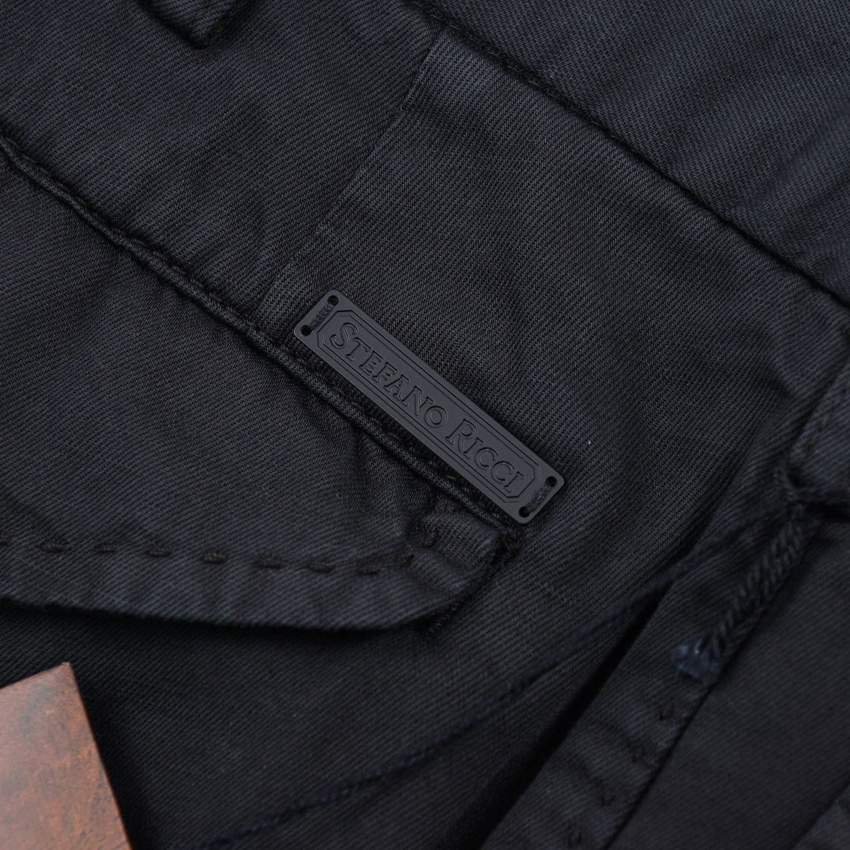 Stefano Ricci Cotton-Linen Chino Pants