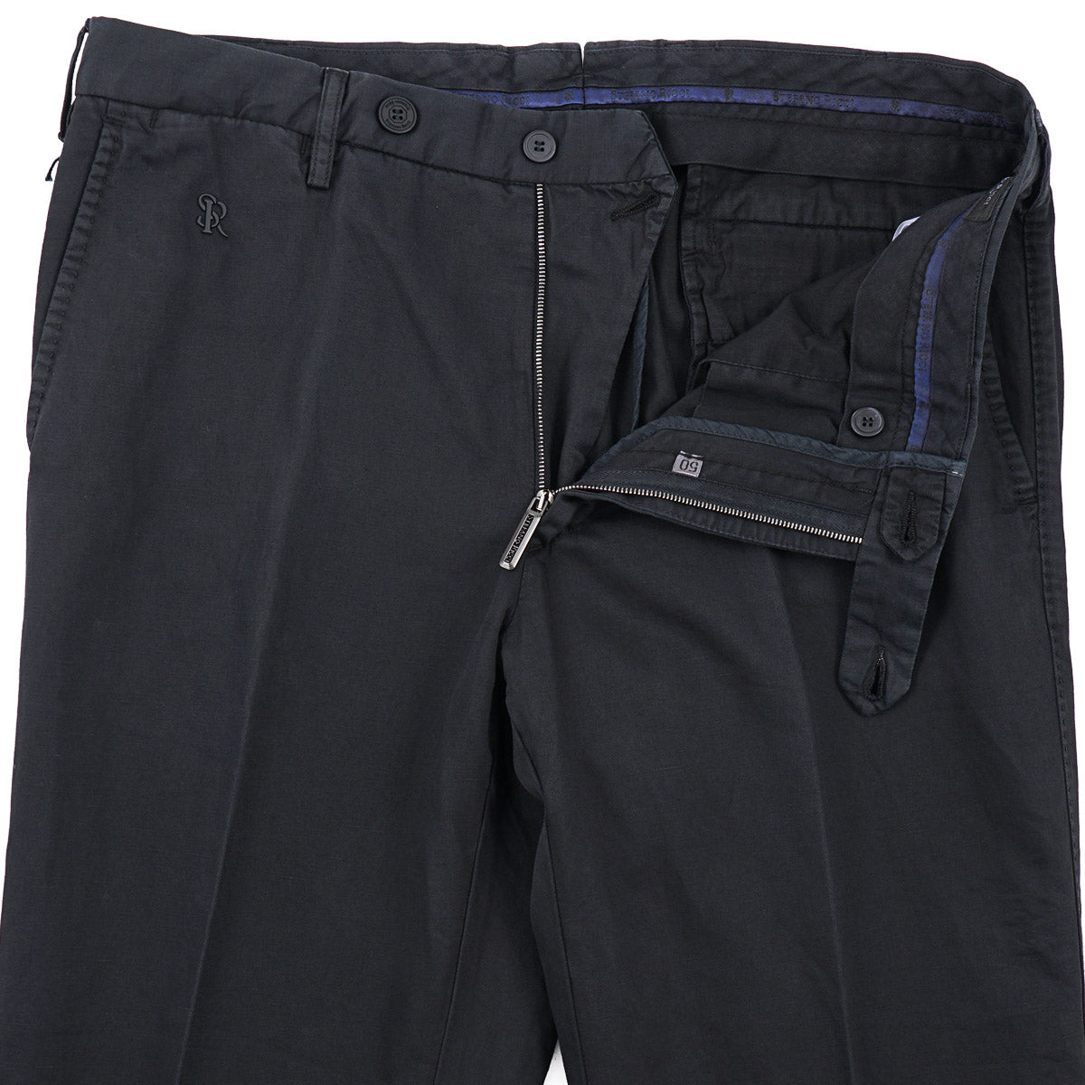 Stefano Ricci Cotton-Linen Chino Pants