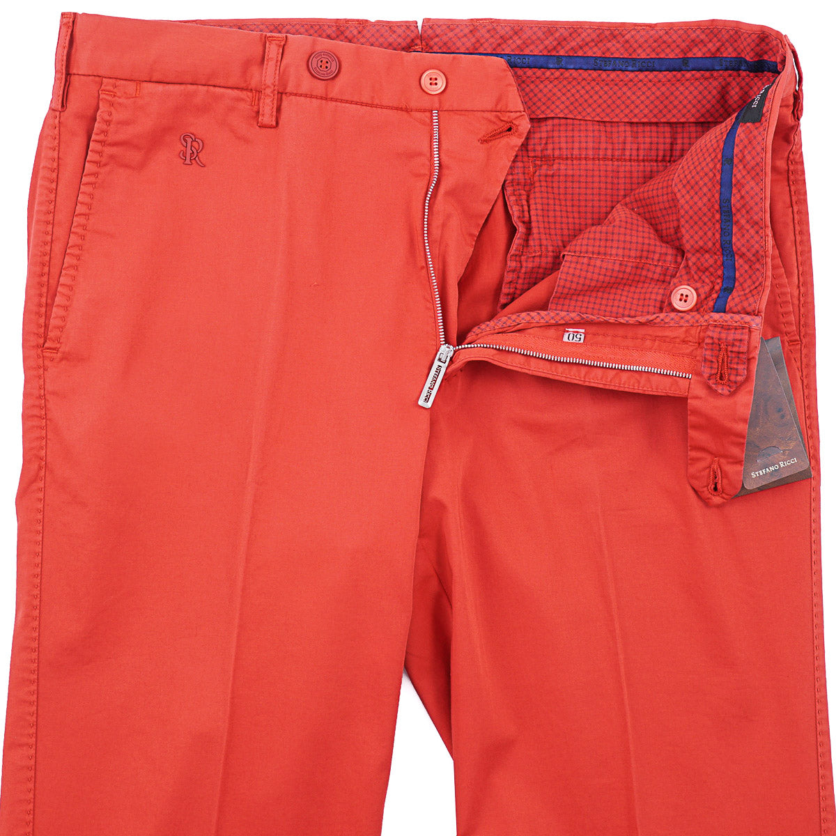 Stefano Ricci Stretch Cotton Chino Pants