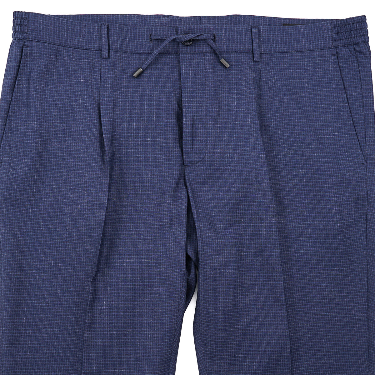Stefano Ricci Wool-Silk-Linen Drawstring Pants