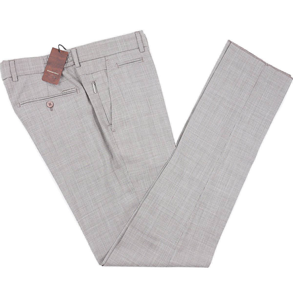 Stefano Ricci Wool-Silk-Linen Trousers