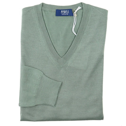 Fedeli Superfine Cashmere-Silk Sweater - Top Shelf Apparel
