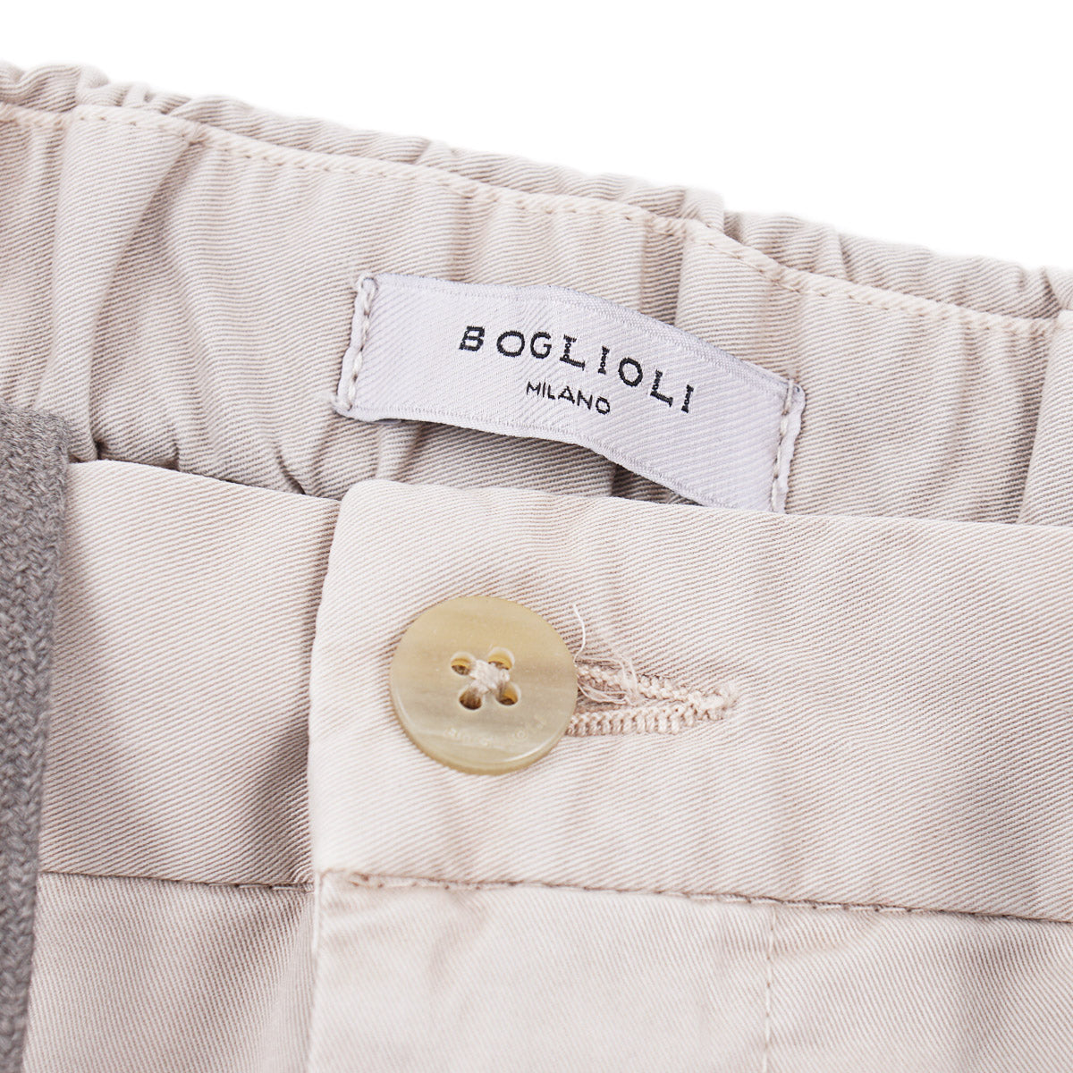 Boglioli Cotton Drawstring Waist Pants - Top Shelf Apparel