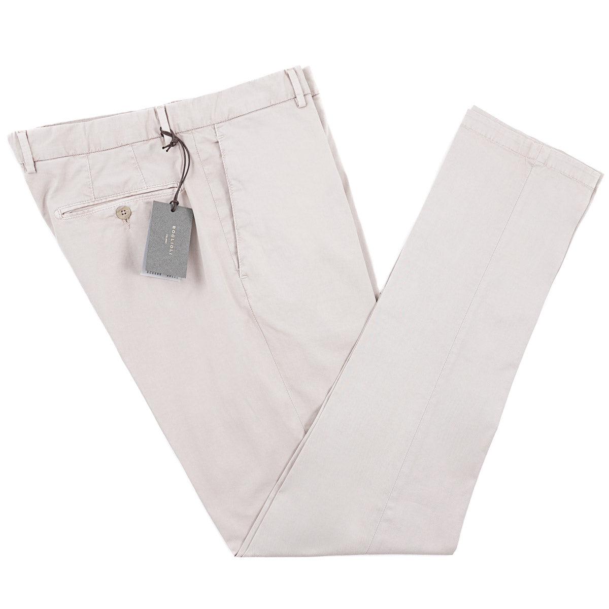 Boglioli Tailored-Fit Cotton Pants