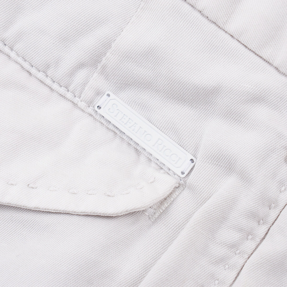 Stefano Ricci Cotton-Linen Chino Pants