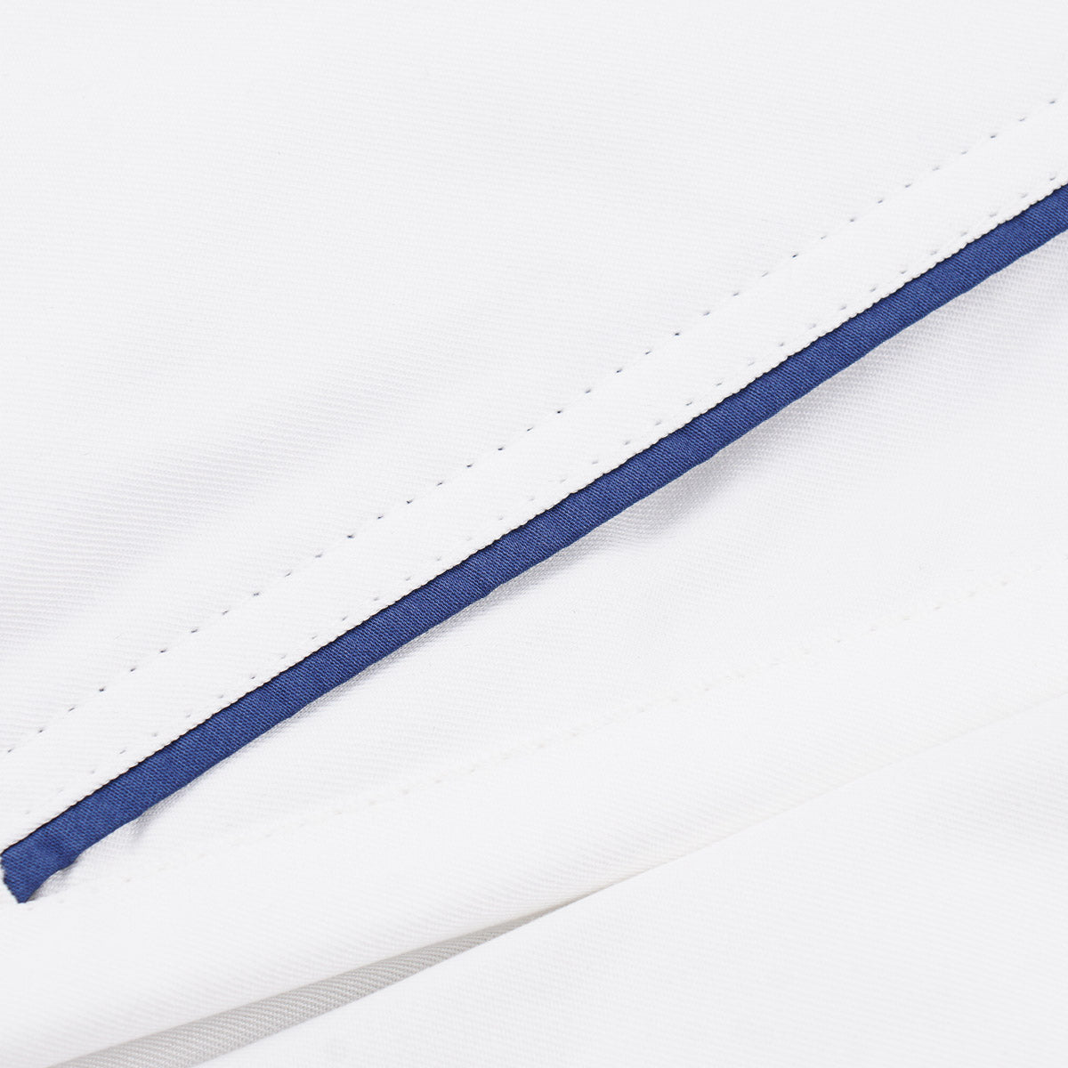 Stefano Ricci Cotton Trousers with Contrast Trim